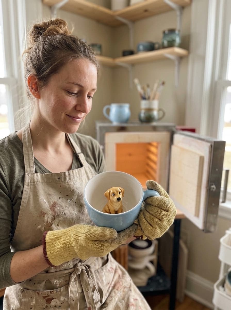 Finally, fired in the kiln